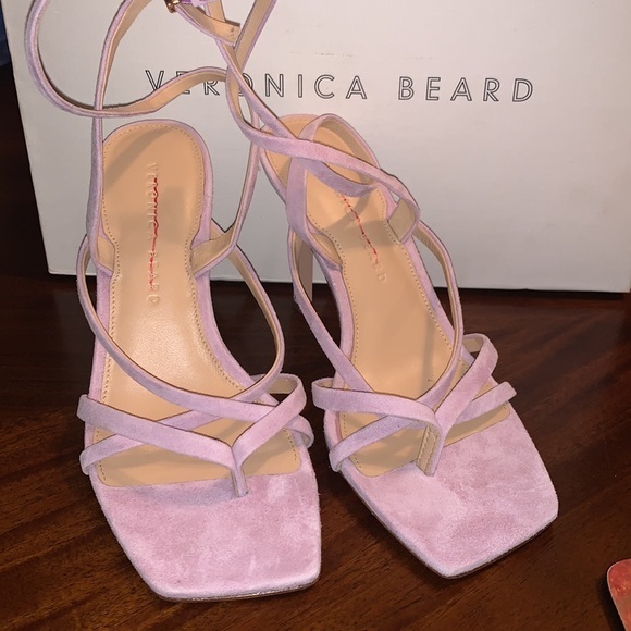 ‼️New Veronica Beard Abriella Strappy Suede Sandals - Picture 4 of 15